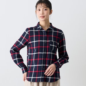 【ベルメゾン】綿起毛シャツ