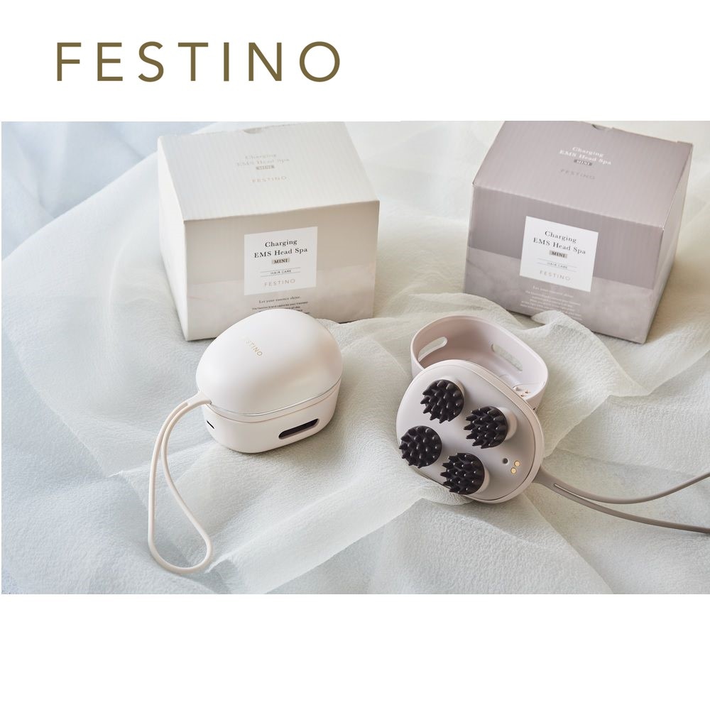 【フェスティノ/FESTINO】充電式 EMSヘッドスパ ミニ