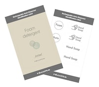 オリジナルのラベル付き「泡用」