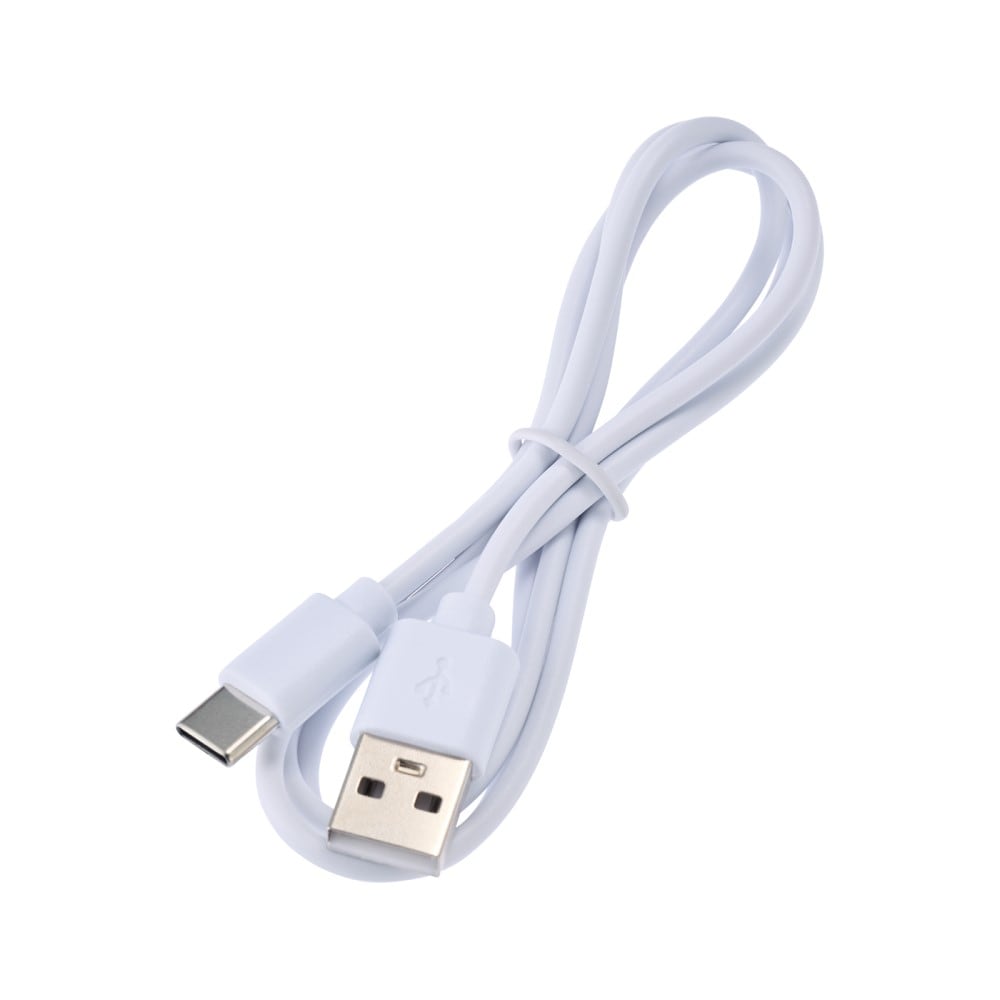 長さ約80cmのUSB Type-Cケーブルが付属（本体カラーに関わらず白色です）