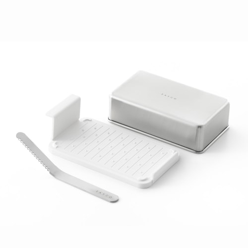 冷蔵庫から出したてでもふわっと、バターナイフ&バターケース「Nulu / Butter Case」