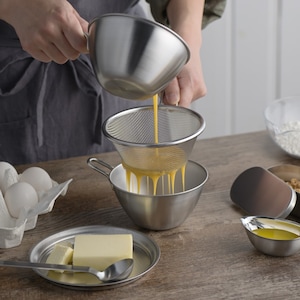 【アンド/and】燕三条で作るステンレス手付きボウル・ザル