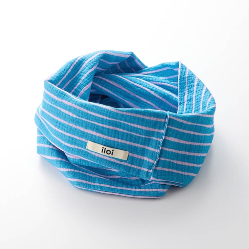 北欧スタイルの4重ガーゼスヌード