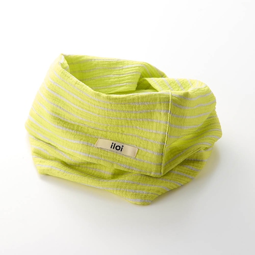 北欧スタイルの4重ガーゼスヌード