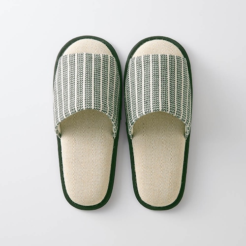 【6/5までセール中】 天然素材混のもっちりスリッパ