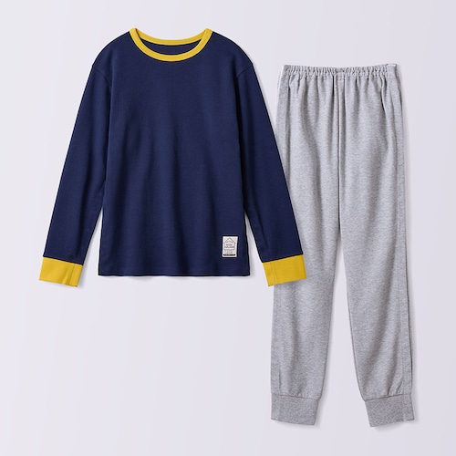 〈ベルメゾン×キヤスク〉 みんなが着やすいやわらかスムースパジャマ 【障害・病気・入院・介護・車椅子・バリアフリー・ユニバーサルウェア】