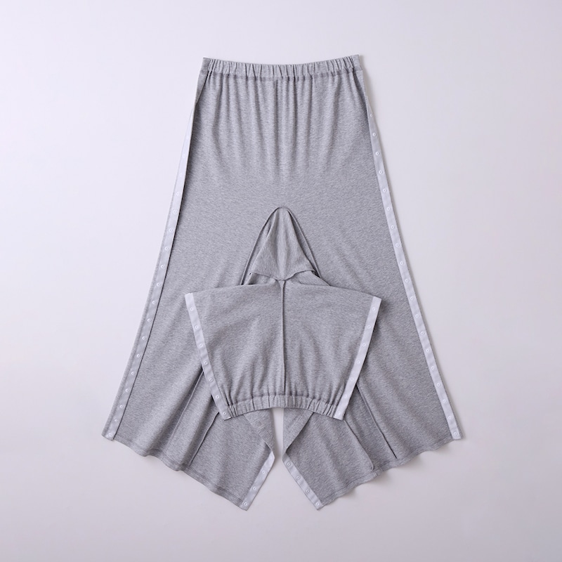 スナップボタンをすべて外した状態