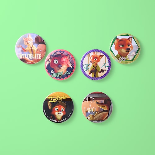 スタンド缶バッジ 「ズートピア」