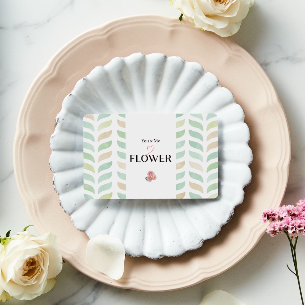 【You & Me】【10%OFF & 送料無料】 【カードギフト】花を愛するひとに お花ギフトカード「You & Me FLOWER」