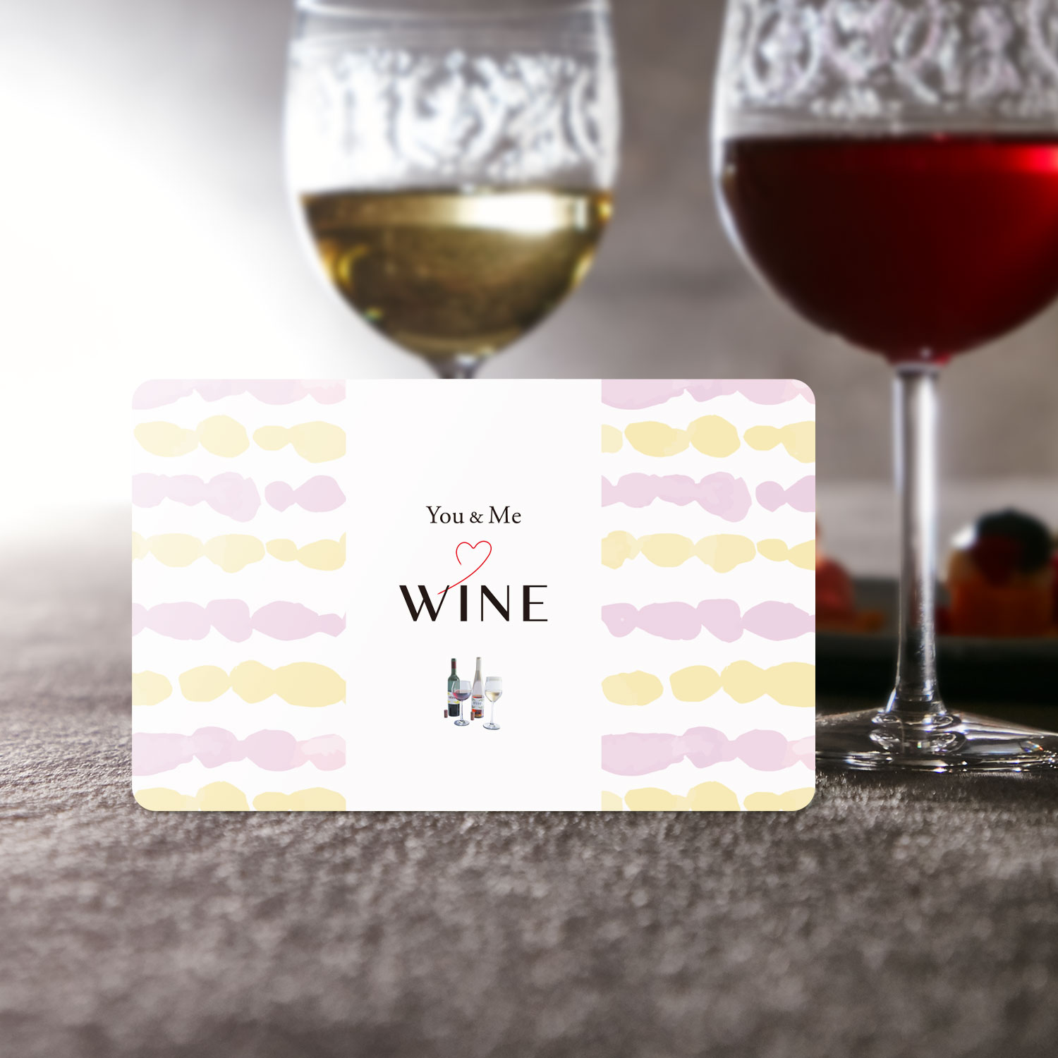 【You & Me】【10%OFF & 送料無料】 【カードギフト】 ワインにハマる夜 ワインギフトカード「You & Me WINE」AOO 【You & Me】【10%OFF & 送料無料】 【カードギフト】 ワインにハマる夜 ワインギフトカード「You & Me WINE」AOO