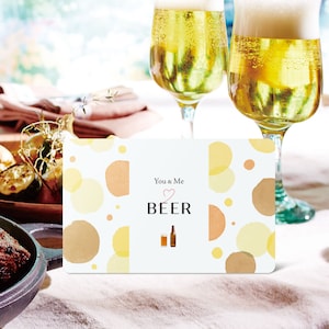【You & Me】【10%OFF & 送料無料】 【カードギフト】ビールギフトカード「You & Me Beer」