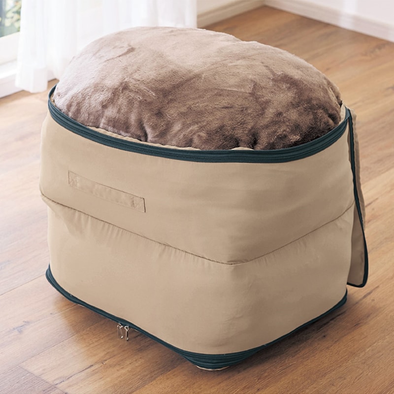 二層式になっているので、上下で入れるものを変えてもOK