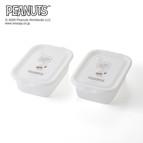 フードコンテナ同柄２個セット 「スヌーピー」