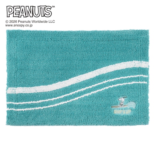 サーフ柄バスマット「スヌーピー」