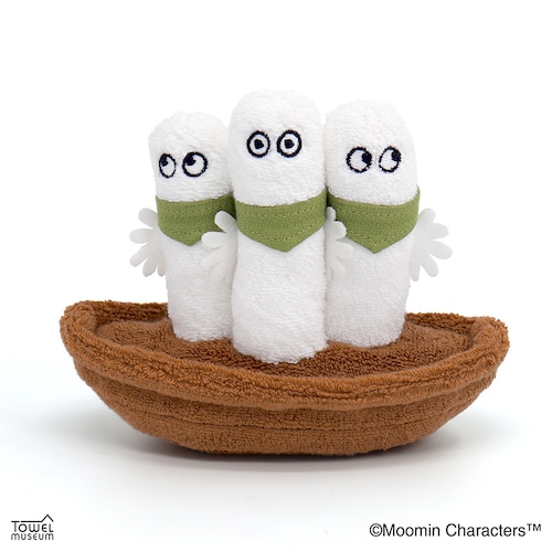 綿素材を使ったおすわりたおぐるみ「ムーミン」