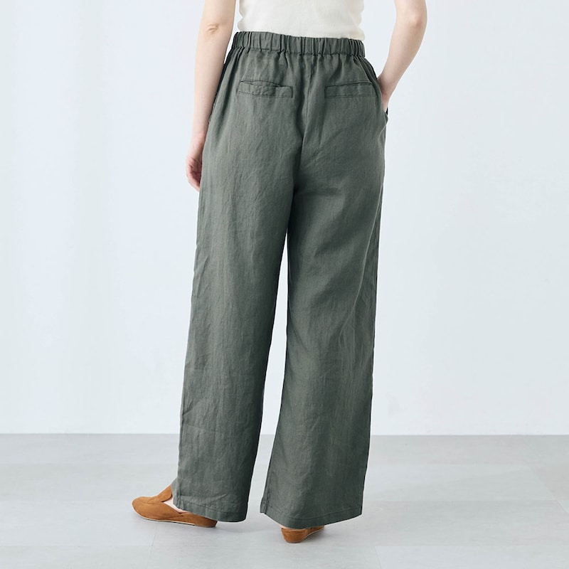 モデル身長166cm／M ※写真は撮影用のため股下+6㎝になります。