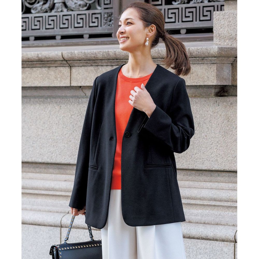 【UNFILO/アンフィーロ】BEAUTY MOVE ノーカラージャケット