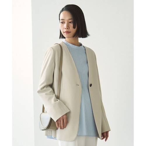 【UNFILO／アンフィーロ】BEAUTY MOVE ノーカラージャケット