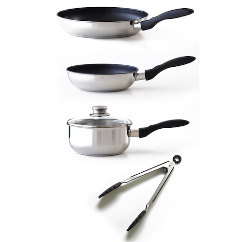 【2026福袋】ステンレスフライパンセット 【IH/ガス火対応】