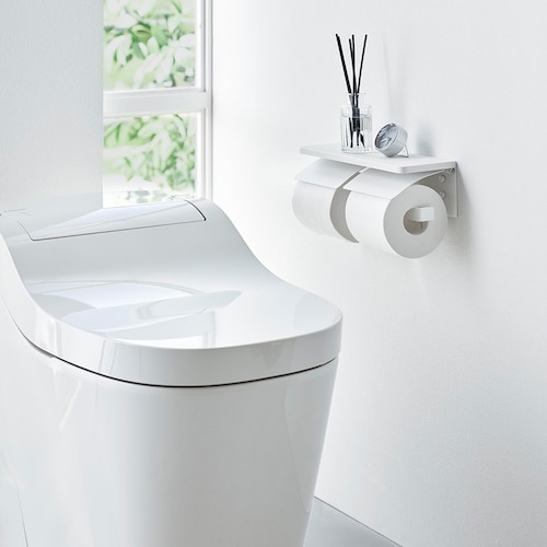 【数量限定プレゼントキャンペーン中】 ウォールトイレットペーパーホルダー ダブル 石こうボード壁対応