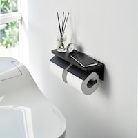 石こうボードピンで簡単取り付け!トイレットペーパーホルダー