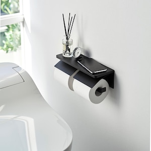 石こうボードピンで簡単取り付け!トイレットペーパーホルダー