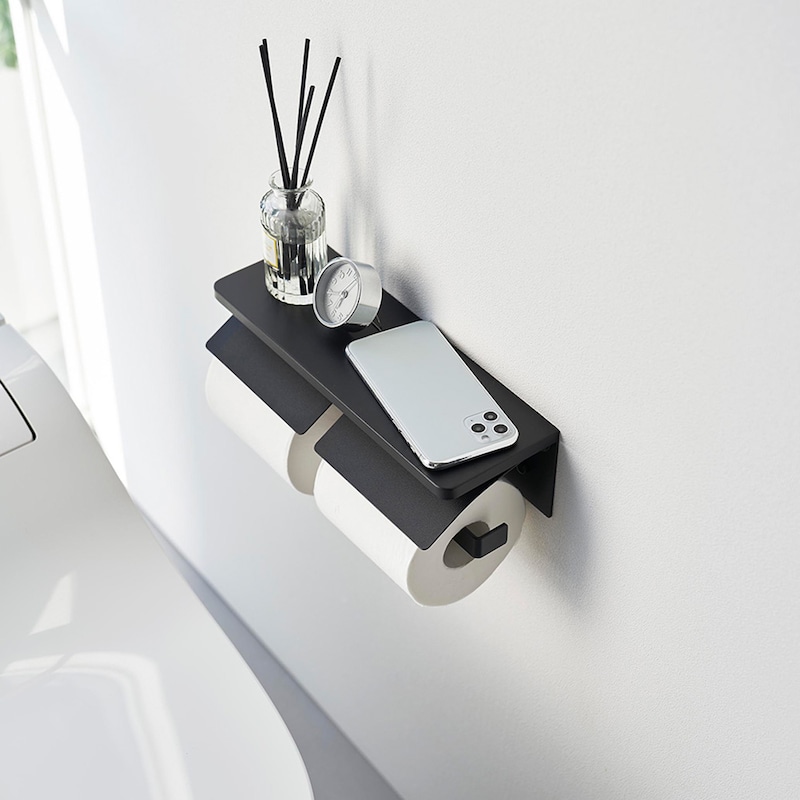 スマートフォンの一時置きや小物が置ける便利な天板