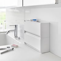 スタッキングできるので収納する物に合わせて使い分けが可能　※本製品を2個使用