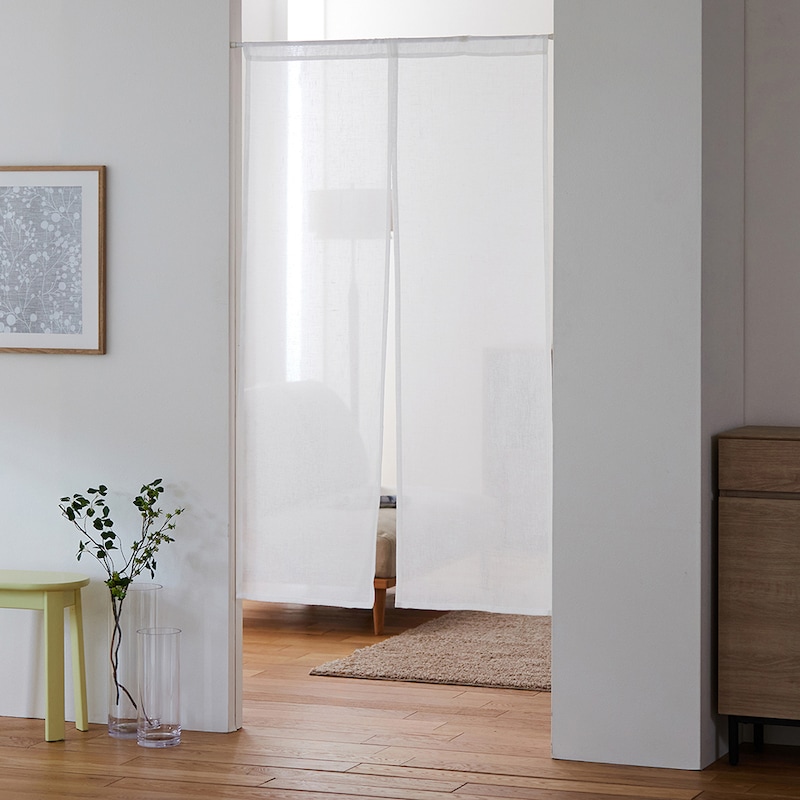 ホワイト・約８５×１５０cm