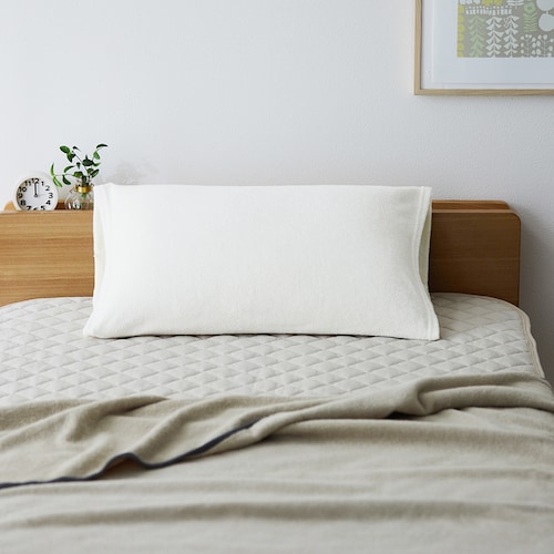 やわらかパイル素材の巻くだけ枕カバー 「カンタンカバー」