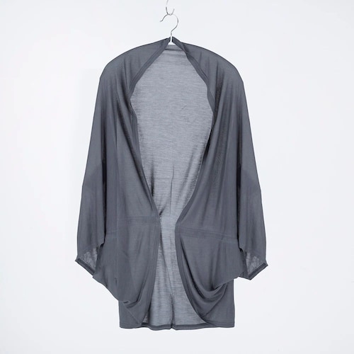 コンパクトに収納できる接触冷感カーディガン 【接触冷感】【UV対策】