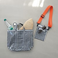 吊りポケットにショルダーベルトを付けるとサコッシュとしてもお使いいただけます