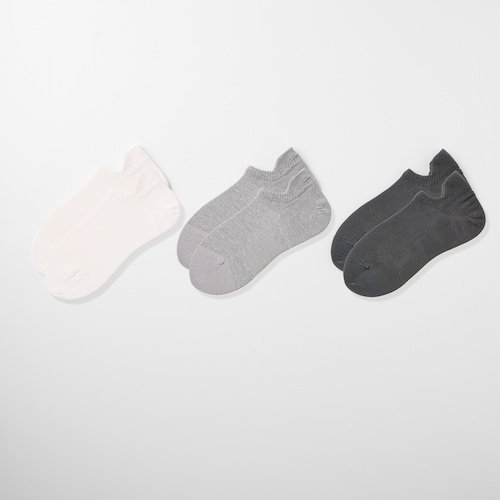 3足組 さっと履けるスニーカー対応ソックス