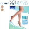 【グンゼ/GUNZE】3足組 冷感さらっとドライストッキング
