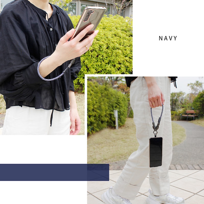 ネイビー/ハンドストラップ
タイプＣ-タイプC