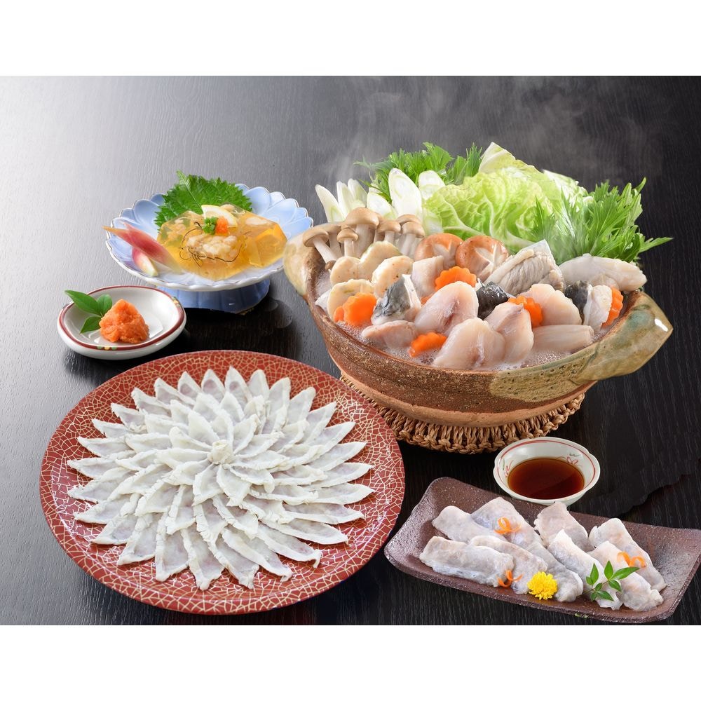 【ベルメゾン】【フードロス対策】【39%OFF】 ふく霜降り刺身とふくちりセット