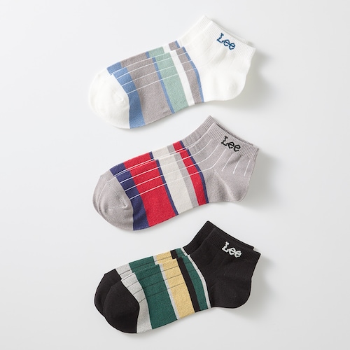 【3足組】メンズ接触冷感スニーカーソックス