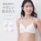 コットンレースノンワイヤーブラ