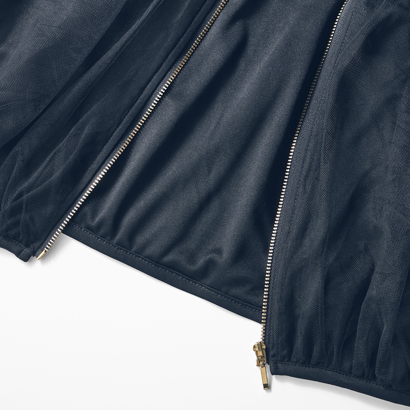 （ブラックチュール）肌側はカットソー素材