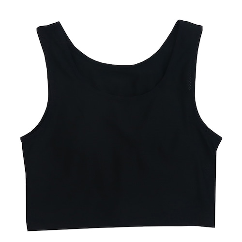 ハーフ内蔵メッシュショートタンクトップ【ジュニア カップ内蔵タイプ】