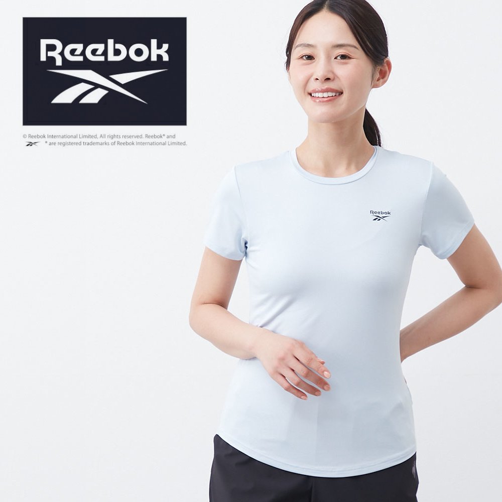 【リーボック/Reebok】ドライメッシュUV半袖Tシャツ