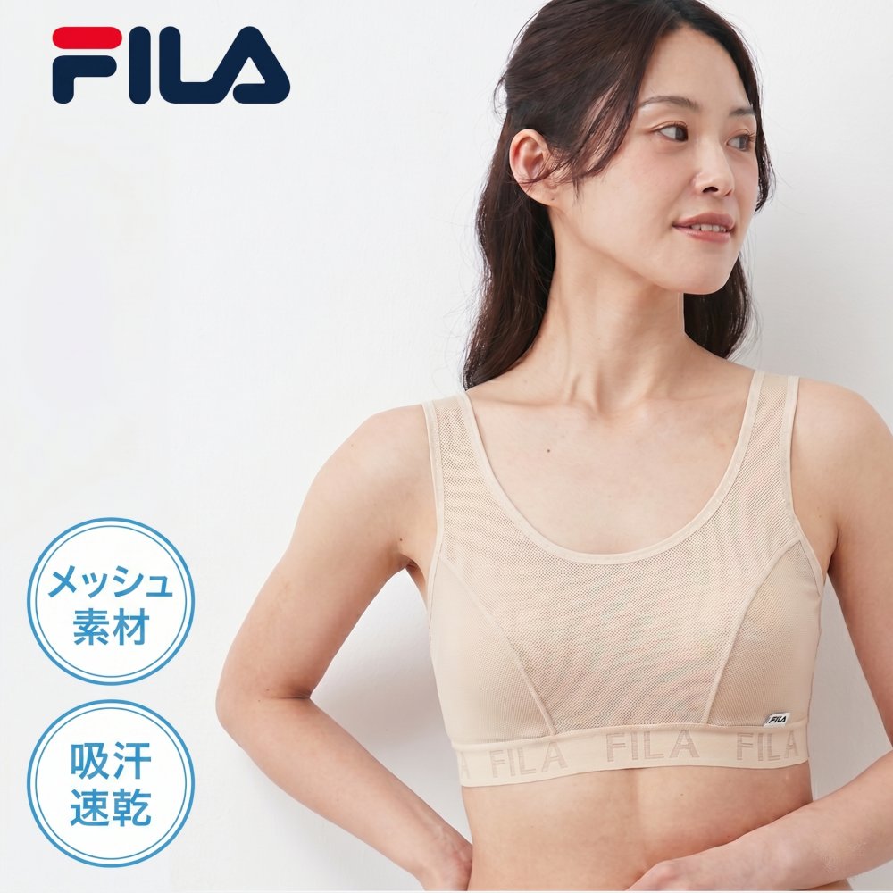 【フィラ/FILA】吸水速乾メッシュハーフトップ