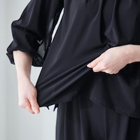 ストレッチ入りのカットソー素材だから動きやすい