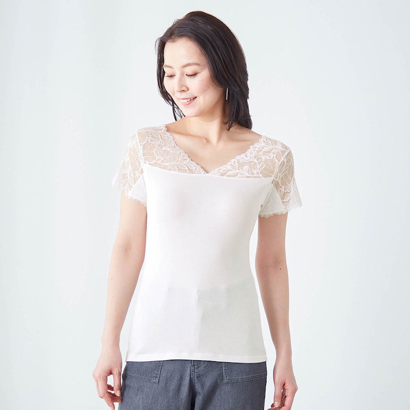 (Vネック側)　前後2WAYデザイン