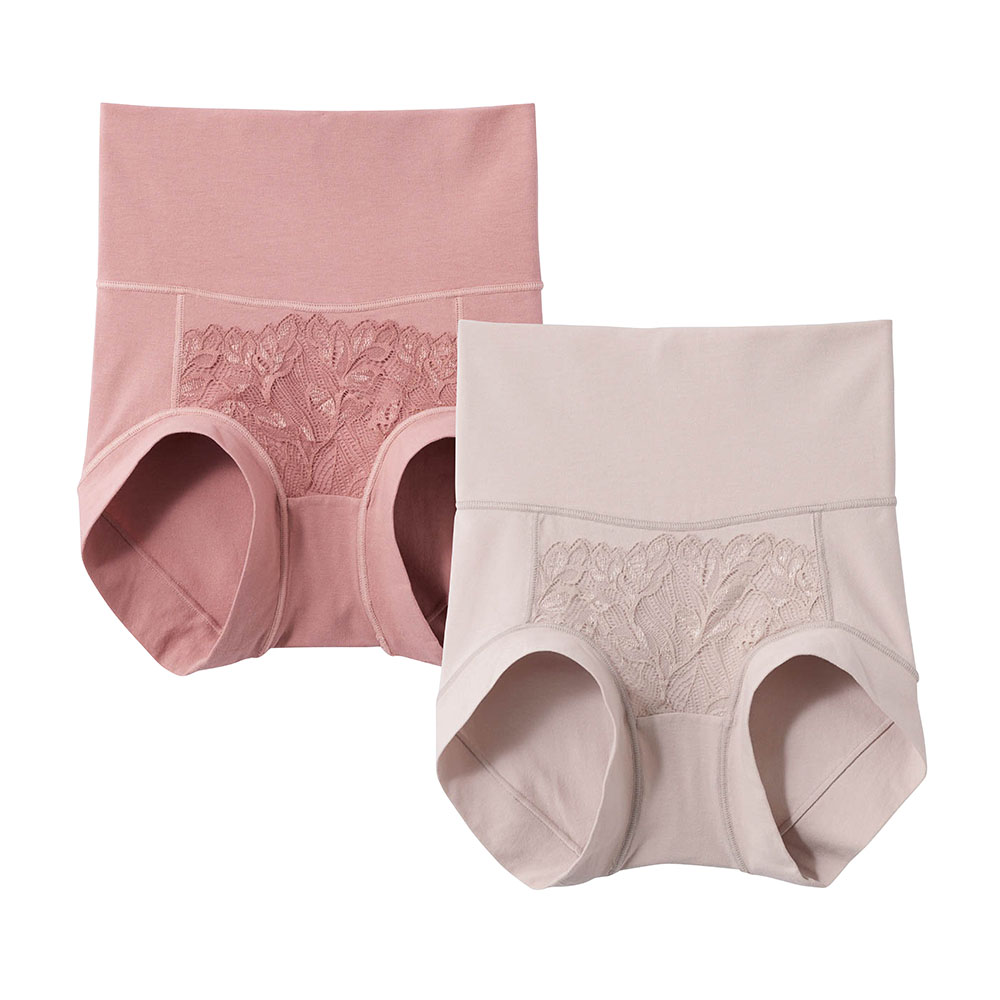 さらさら綿混深ばきショーツ2枚組(ボックス) さらさら綿混深ばきショーツ2枚組(ボックス)