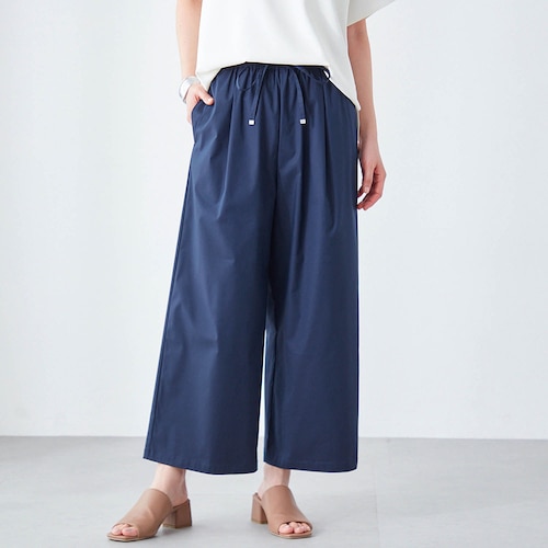 ひんやり楽ちんワイドチノパンツ