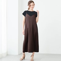 モデル身長166cm／M ※写真は撮影用のため着丈＋3cmになります。