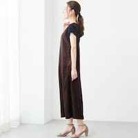 モデル身長166cm／M ※写真は撮影用のため着丈＋3cmになります。