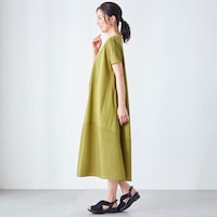 モデル身長167cm／M ※写真は撮影用のため身丈+3cmになります。