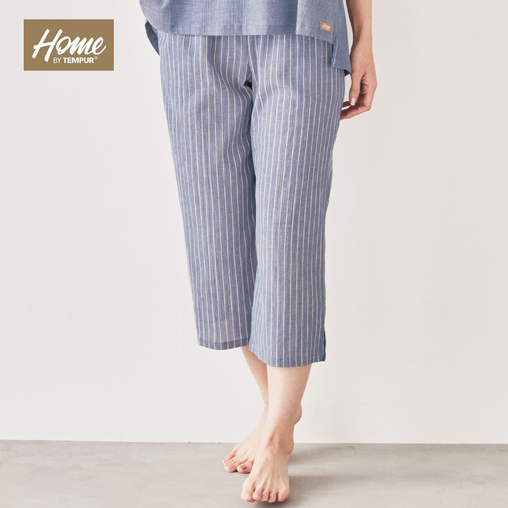 【Home BY TEMPUR】綿素材のクロップドパンツ